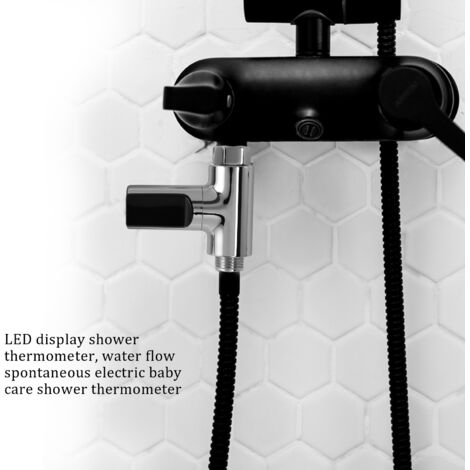Digitales Duschthermometer | Wasserdruckbetrieb, LE Produktbild-Vorschau 14