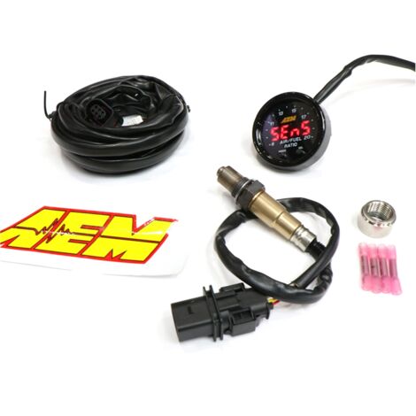 AEM 30-0300 Breitband-O2-Luft-Kraftstoff-Verhältnis-Messgerät-Kit der X ...