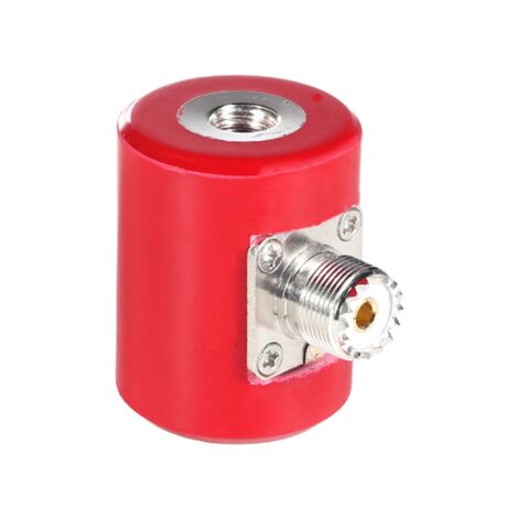 Teleskop-Antennenfuß M10 Mit SO239 Adapter – Für Kurzwellenradio (13,5–55 MHz), 5,6 M Teleskopstab, ABS-Basis, Mit Gitter Und Masse-Stab, Für USDX QRP Und Amateurfunk