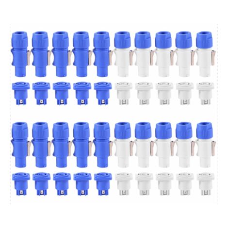 10 set PowerCON Type EEN NAC3FCA NAC3MPA-1 Chass... – Grandado