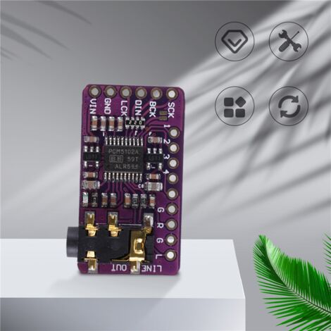 PCM5102 Digital Audio DAC Decoder Modul I2S IIS Stimme Stereo Digital ...