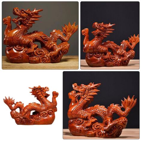 Mini-Drachen Figuren – 4 Stück, Je 3,9 Cm, Aus Harz, Für Deko, Fengshui Oder Diorama