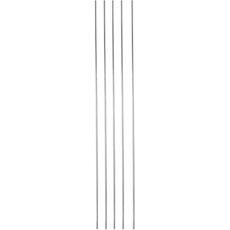 5 Stück DIY RC Modell Edelstahl Rundstab 500 mm x 3 mm