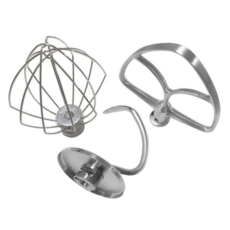 Kitchen In The Box Ersatz-Schlägel – Flacher Rührbesen Für KSM45 Standmixer – Für 4,5 & 5 QT Schüsseln
