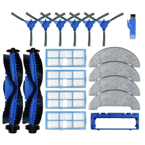 Proscenic 850T Zubehör Set - Seitenbürsten, Filter & Wischtücher