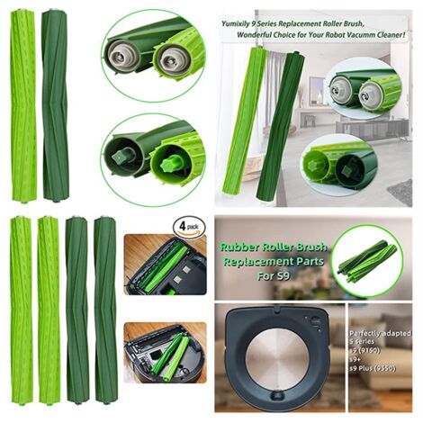 4 set vervangende rollen compatibel met iRobot Roomba s9 (9150