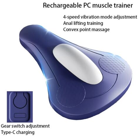 beckenbodentrainer mit vibration Beckenbodentrainer Strengthener für Frauen,  Muskel-Hüft-Booty-Trainer-Profi-Maschine mit Zähler, 3-Loch-Einstellung  Beininnen-Oberschenkel-Trainingsgerät
