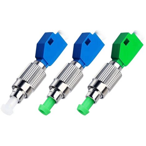Produktbild von FC-LC Glasfaseradapter – Kupplung Für Glasfaserkabel, Geringe Dämpfung, Robust, -40°C Bis +85°C, Grün