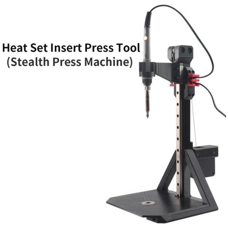 Qerwsdty Stealth Kit Heat Set Insert Tool Soldador Heat Insert Nut Embedded Kit M2-M8 Para Impresora 3D Enchufe UE