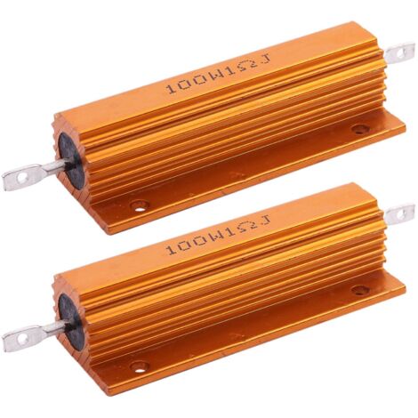 Resistenza Potenza In Alluminio Aexit 100W 750 Ohm: Montaggio Su Telaio, Verde - 3
