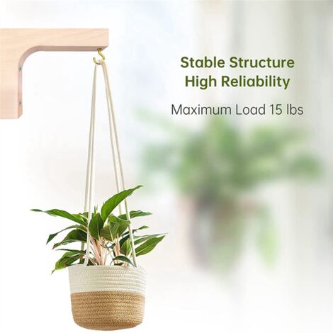 Blumenkorb Halter Hngepflanzenhalterungen 30,5 Cm - 4er Set Wandhaken Fr  Pflanzen, Vogelfutter & Krbe - Robust & Wetterfest