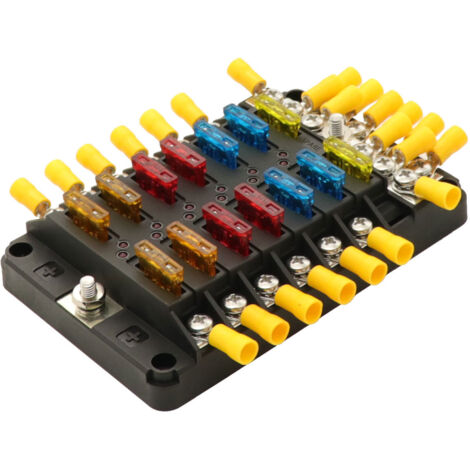 12-Wege Steckerleiste CHOC Block 3-60A – Schraubklemmen Terminal SplitCharge Für Hohe Ströme 12-Wege Steckerleiste CHOC Block 3-60A – Schraubklemmen Terminal SplitCharge Für Hohe Ströme