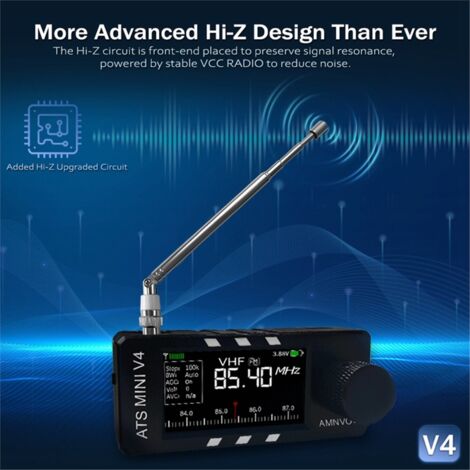 Si4732 Radio-ontvanger voor Alle Banden FM AM SW LW LSB USB, Draagbare Radio-ontvanger met 2,4