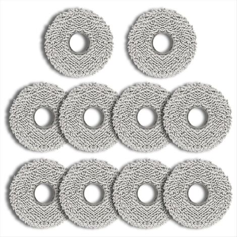 4er-Pack Wischmopp-Pads Für MEDION X10 SW – Mikrofaser, Wiederverwendbar, Hohe Saugkraft – Ersatz Für Saugroboter (Blau)