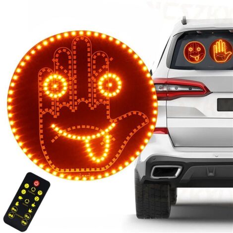 Leuchtende Hand für Auto mit Fernbedienung - Fingerlicht für Autofenster, Cooles Innenlicht, Lustiges Zubehör für Männer und Frauen Leuchtende Hand für Auto mit Fernbedienung - Fingerlicht für Autofenster, Cooles Innenlicht, Lustiges Zubehör für Männer und Frauen