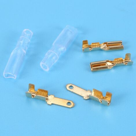 100 Stücke Stoßverbinder Messing Drahtklemmen Crimpverbinder, Elektrische Draht Crimp Connector, 0,5-1,5mm Kabelverbinder 100 Stücke Stoßverbinder Messing Drahtklemmen Crimpverbinder, Elektrische Draht Crimp Connector, 0,5-1,5mm Kabelverbinder