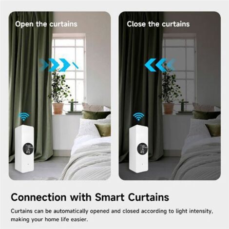Tuya ZigBee Lichtsensor – Helligkeitssensor Mit Echtzeitmessung, 0-10.000 Lux, App-Steuerung, Für Smart Home Automatisierung