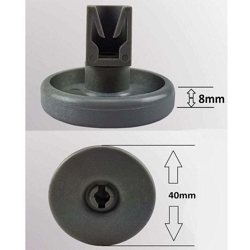 Kit Rotellina Per Cestello Inferiore Della Lavastoviglie - AEG Italia - Foto 7