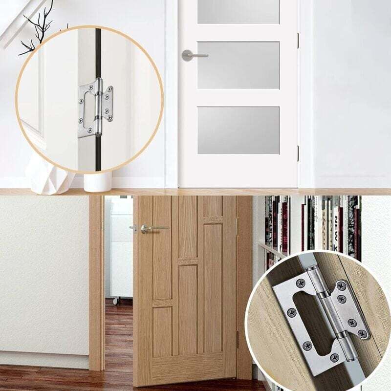6 Cerniere A T Per Porte - Cardini Neri Per Cancelli, Finestre, Casette, Con Viti