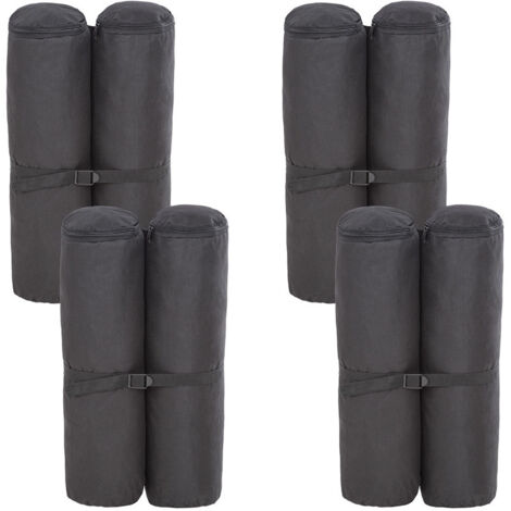 Sacchi Zavorra Per Gazebo 4 Pezzi - Tessuto Oxford 1680D, Per Sabbia O Ghiaia - Foto 12