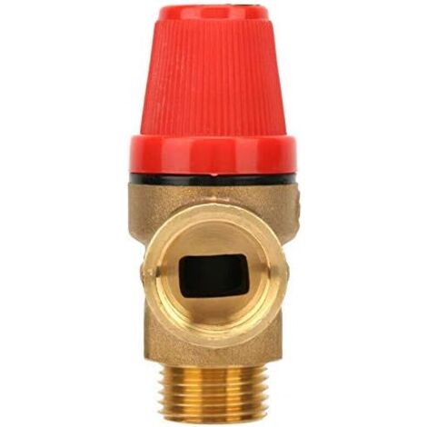 Valvola Di Sicurezza Ottone 1/2'' 3BAR - Per Acqua E Olio, Automatica, Filettatura Gialla - Foto 9