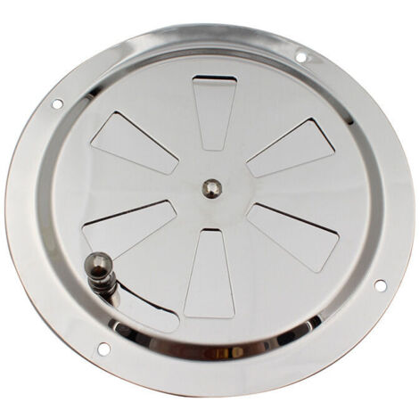 Rejilla De Ventilación Exterior De Metal - Planas, Con Protección Anti Insectos, Para Chimenea O Salida De Aire, Color Negro