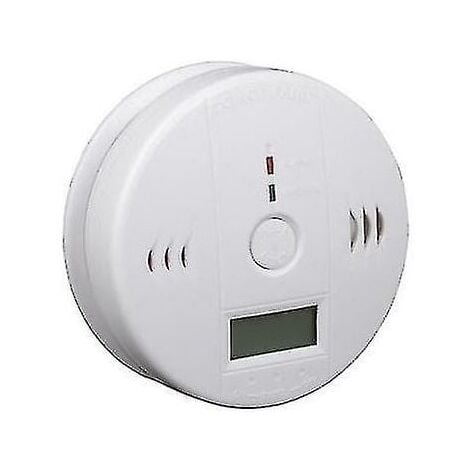 Carbon Monoxide Detector, High Stability and Sensitivity, 10104cm, White ABS