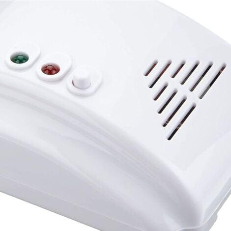 Natural and sleeping gas detector (White) 115x75x35mm 12V