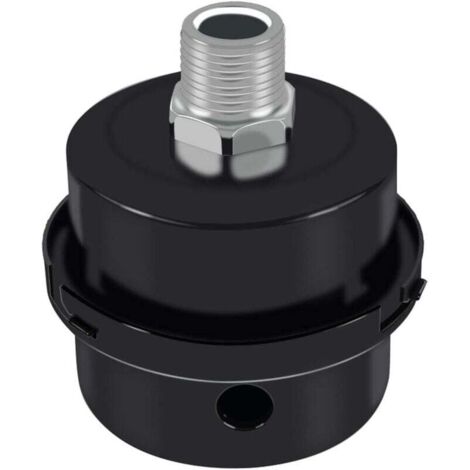 Air Compressor Muffler, Metal Muffler of the Silencer, Suction Filter Muffler, Air Compressor Filter Spare Parts, Air Compressor Muffler Accessories with 3/8 inch thread of PT 16 m