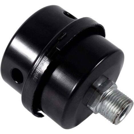Air Compressor Muffler, Metal Muffler of the Silencer, Suction Filter Muffler, Air Compressor Filter Spare Parts, Air Compressor Muffler Accessories with 3/8 inch thread of PT 16 m
