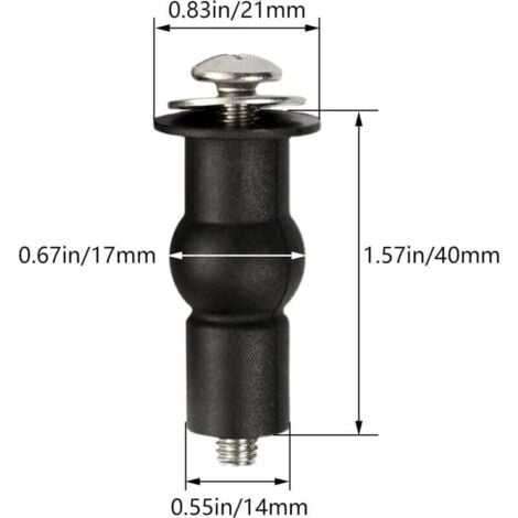[NEVER USED] Universal fixing, toilet seat fixing hinges, rubber dowels, toilet lid, toilet seat, fixed screws, toilet seat hinges, nuts, bolts, lid, toilet repair part