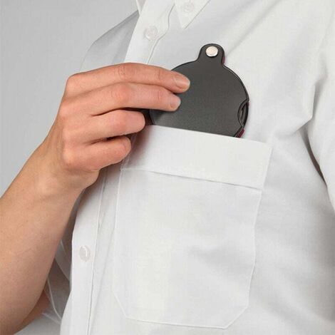 Pack Mini Magnifying Glass, 10x Magnification, Pocket Folding Magnifier with Rotating Protective Case for Reading, Marking Maps, Reading Fine Print and for Hobbyists