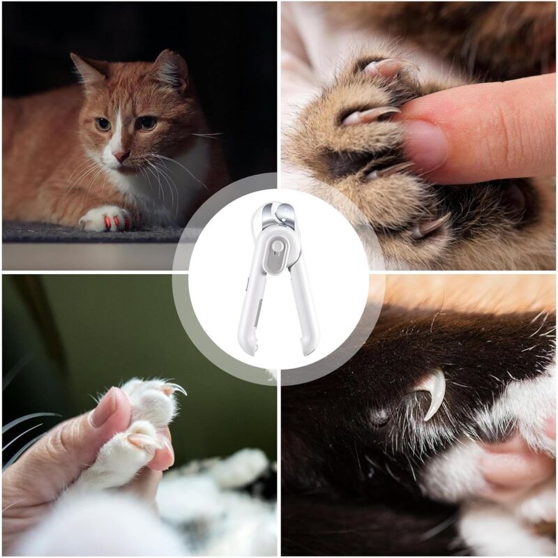 Nagelknipser Für Katzen & Kleine Hunde – 2 Stück, Edelstahl, Mit Rutschfestem Griff