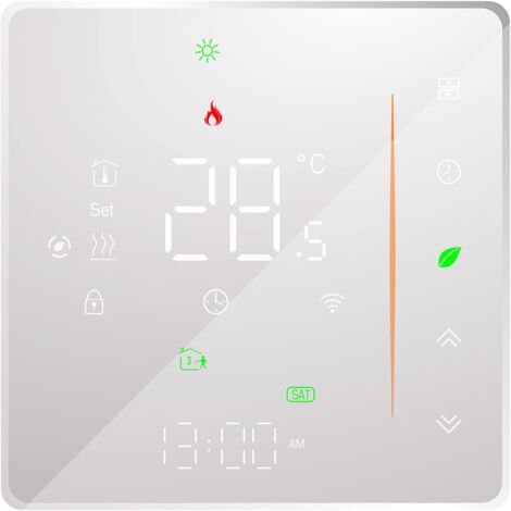 WiFi-Thermostat – Fußbodenheizungsthermostat – App-Steuerungsunterstützung – Sprachsteuerung kompatibel mit Alexa/Google Home – für die Warmwasserbereitung