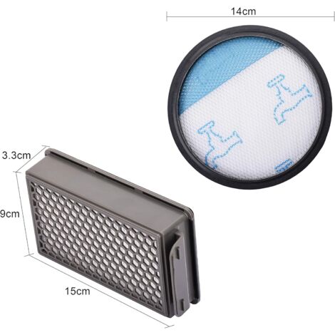 Kit Di Filtri HEPA, Aspirapolvere Compatto Per Serie Cyclonic Power, Compatibile Con Rowenta RP3721EA, RO3798EA, RO3731EA, RO3724EA, RO3753EA - Foto 8