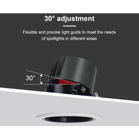LED-Einbaustrahler für Badezimmer, 6er-Pack, 7 W, 700 lm = 70 W, Glühlampe, IP44, Kaltweiß 6000 K, AC 220–240 V, Ausschnitt 70–75 mm, ultraschlanke, runde Deckeneinbauleuchte für Küche, Wohnzimmer (we