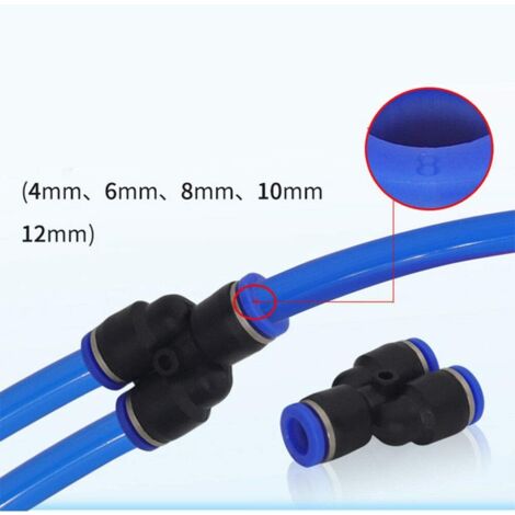 Cofufu 8 mm Außenrohr OD x 1/4 Zoll NPT Gewinde Push to Connect Cofufu 8 mm Außenrohr OD x 1/4 Zoll NPT Gewinde Push to Connect