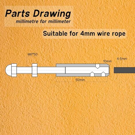 Produktbild von 12x Drahtseilklemmen 3 Mm – Edelstahl, M4 Schrauben – Mit Inbusschlüssel – Für Seile & Lampen