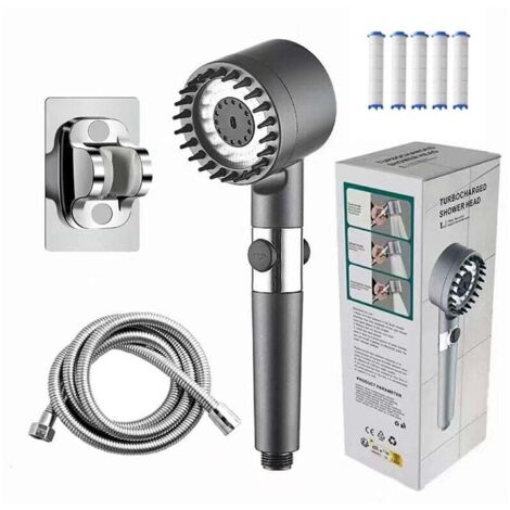 3-in-1 Duschkopf Mit Filter - Hochdruck Brause Gegen Kalk & Chlor