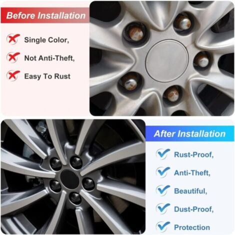 Set 10 Copribulloni In Acciaio Inox 32 Mm Camion Estetica Ruote - Foto 2