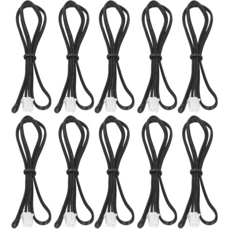 Sonde De Température Numérique étanche NTC 10K Ohm - Câble 1 Mètre - Pour Aquarium, Chauffage, Contrôle