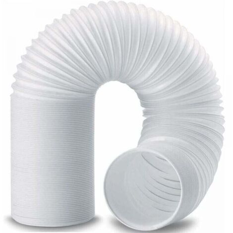 Tubo Flessibile Scarico PVC-alluminio Ø100 Mm X 6 Metri | Per Condizionatore, Asciugatrice, Cappa | Resistente Al Calore Da -30°C A +80°C