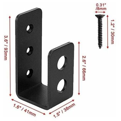 6 Pezzi  Fermatende Per Tende Ganci A U Bianchi Fermatende Con Testa Rotonda Con Tubi Di Espansione In Plastica Per Appendere Tende E Vestiti Include Manicotto Di Fissaggio 87064434