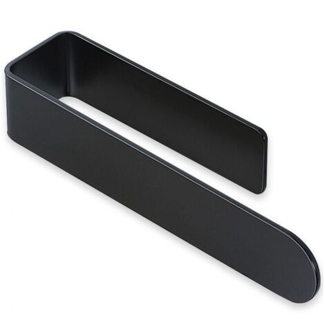 Barra portasciugamani per bagno nero opaco, 83 cm, montaggio a parete, asta rotonda spessa per asciugamani da bagno in acciaio inossidabile SUS304, resistente, per bagno, cucina