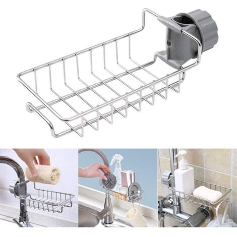 2 Supporti Magnetici Per Spugna In Diatomite E Acciaio Inox – Porta Spugna Per Lavello Cucina, Asciugatura Rapida E Igienica