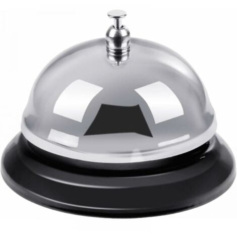 LdawyDE Campanello da banco, Campanello da tavolo, Campana di servizio, Materiale metallico, usi multipli, per hotel, ristoranti, cucine, scuole, aree di ricevimento, bar (oro rosa, 1 pezzo