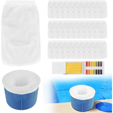 100 Stück Pool Skimmer Socken – Wiederverwendbare Filtersocken Für Pool & Spa, Einfache Reinigung