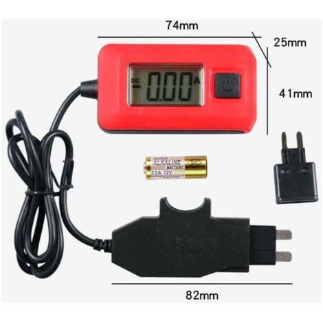 Stromtester Auto Digitaler Auto Circuit Tester 2,5-32V - Elektrisches Diagnosewerkzeug Für KFZ Digitaler Spannungsprüfer Auto 2.5-32V