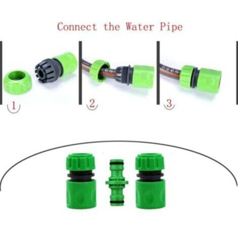 IPOW 2-Wege Y-Ventil Aus Messing – Gartenschlauchverteiler Mit Komfortgriff Für Garten & Hof