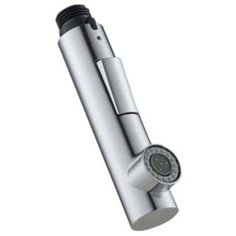Darnok Mia Küchenspüle Wasserhahn – Herausziehbare Brause, Edelstahl Luxe, 360° Drehbar, Magnetisches Docking, Einhebel